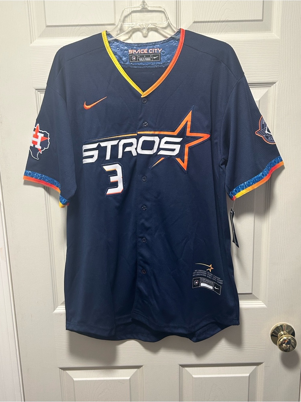 Jeremy Pena Blue Houston Astros New City Connect Jersey NWT Size Medium